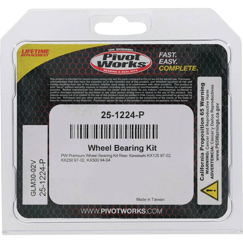 Pivot Works Premium Wheel Bearing