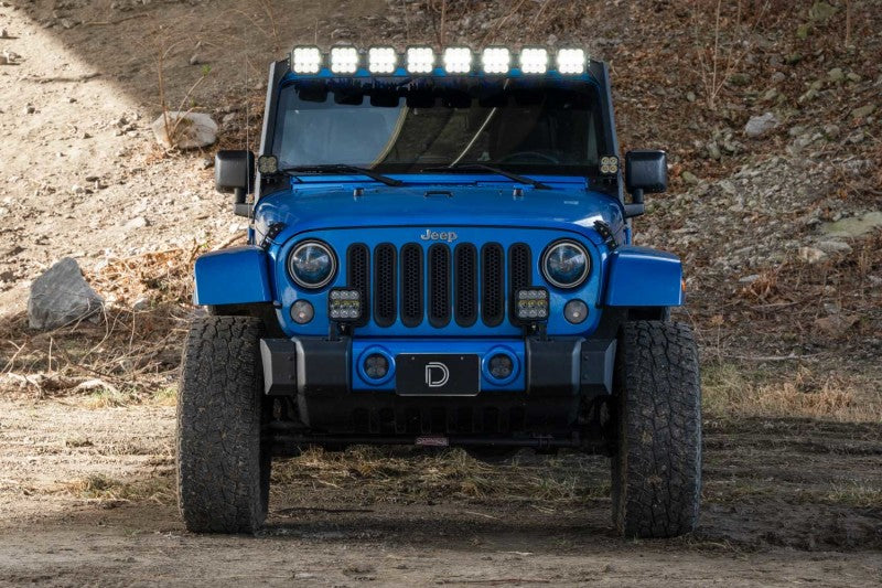 Diode Dynamics Stage Series Windshield Bracket Kit for 07-18 Jeep JK Wrangler (No Lights)