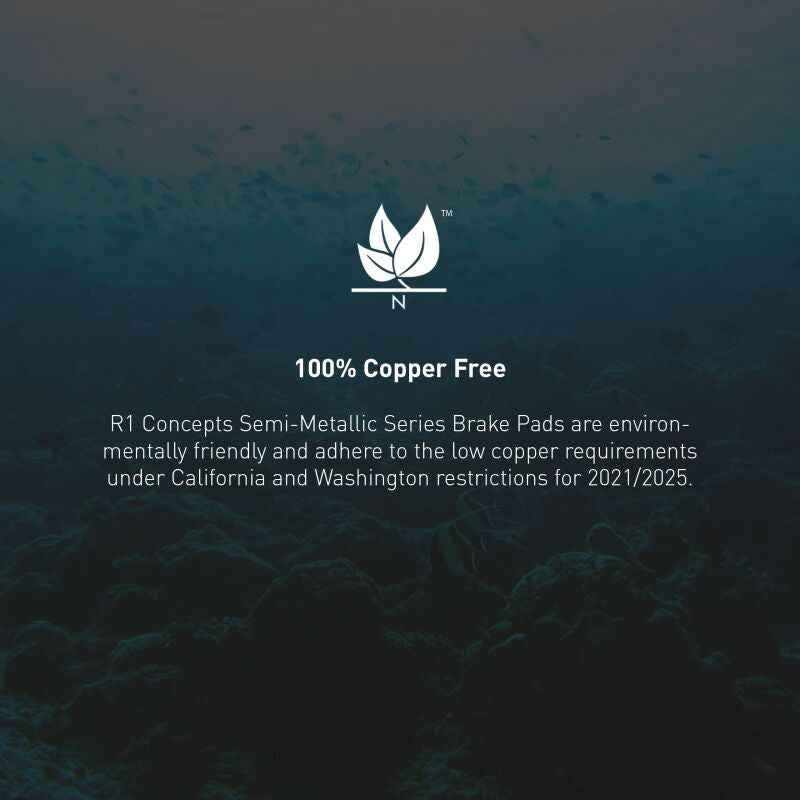 R1 05-18 Mercedes-Benz R500 Rear Semi Met Brake Pads