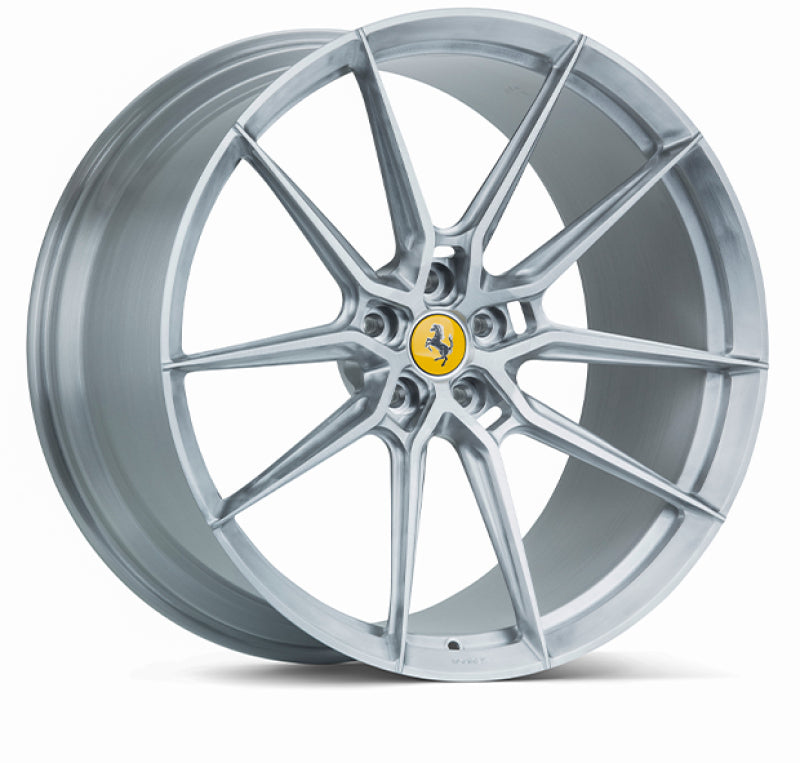 Vossen x Novitec NF9 21x9 ET:39 Brushed - Gloss Clear Ferrari 458 / Portofino / Roma Front Wheel