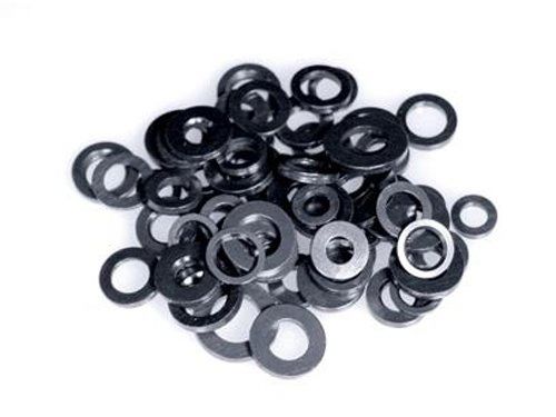 ARP 3/8in ID x 5/8in OD Machined Chamfer black Washers (10 pack)