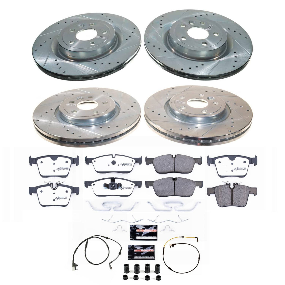 Power Stop 18-20 Land Rover Range Rover Velar Front and Rear Z36 Truck & Tow Brake Kit