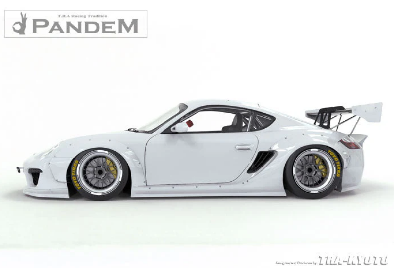 GReddy Pandem RB 09-12 Porsche Cayman V2 Side Skirts (Special Order)