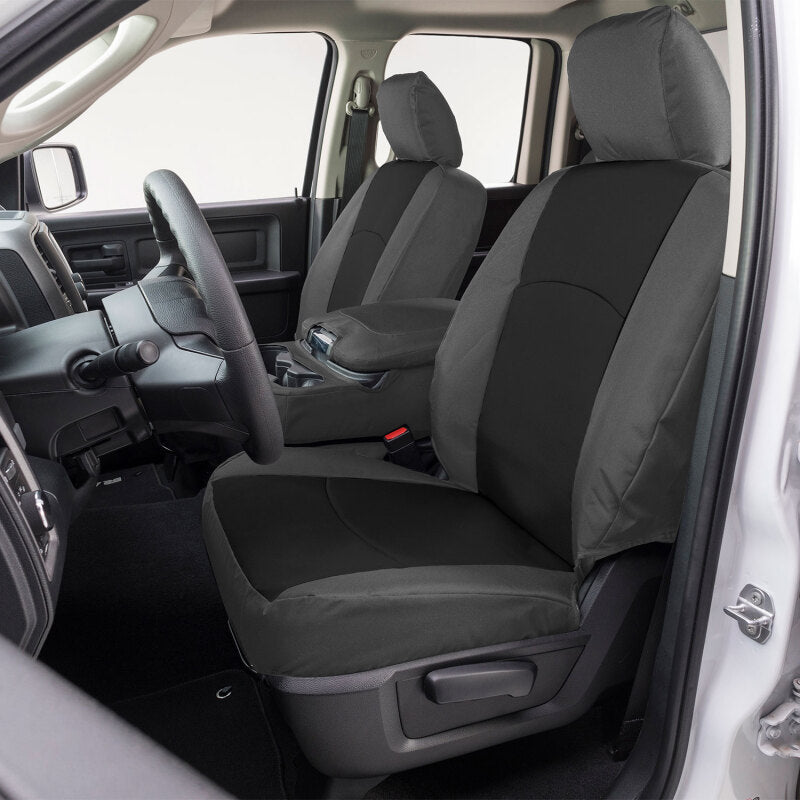 Covercraft 19-24 Ford Edge Endura PrecisionFit Custom Front Row Seat Covers - Black/Charcoal