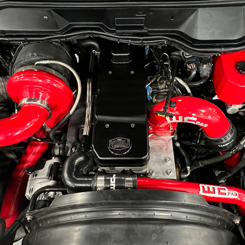 Wehrli 06-18 Cummins WCFab X D&J Precision Billet Valve Cover - Blueberry Frost