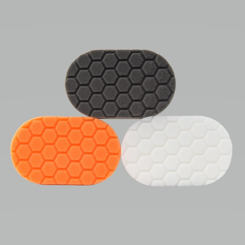 Chemical Guys Hex-Logic Hand Polishing Applicator Pads - 3in x 6in x 1in - 3 Pack