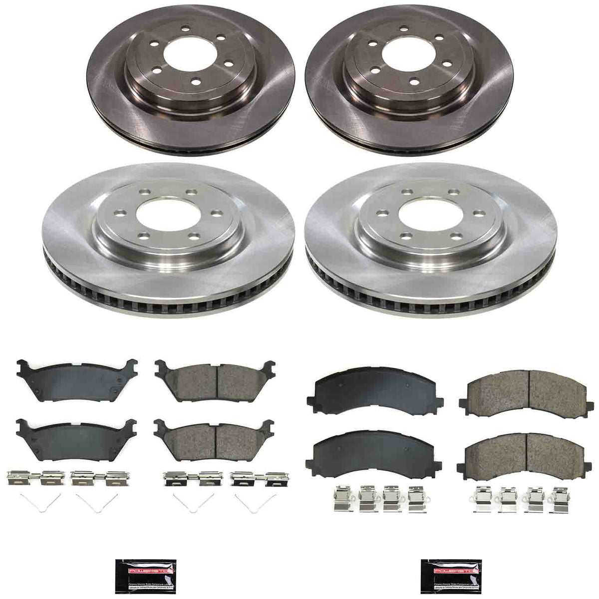 Power Stop 22-23 Ford F-150 Lightning Front and Rear Autospecialty Brake Kit