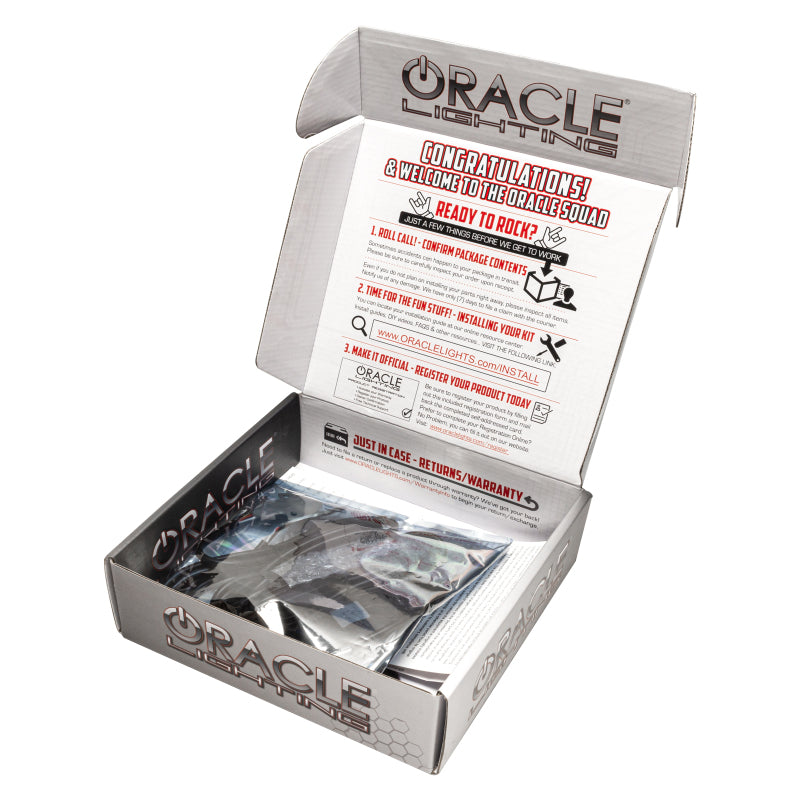 Oracle 05-08 Dodge Magnum Surface Mount LED Fog Light Halo Kit - Amber