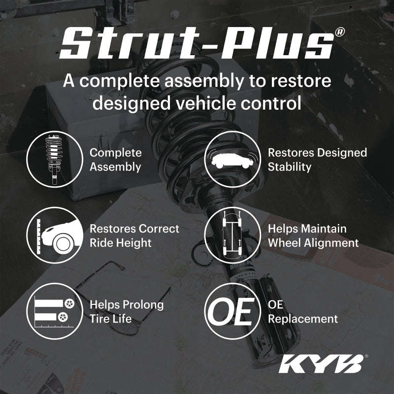 KYB 12-17 FIAT 500 Exc. Abarth - C - Electric - Strut-Plus