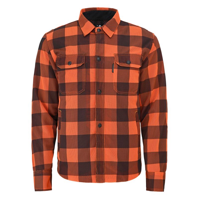 Speed and Strength Black Nine Mesh Moto Shirt Orange/Black - Small