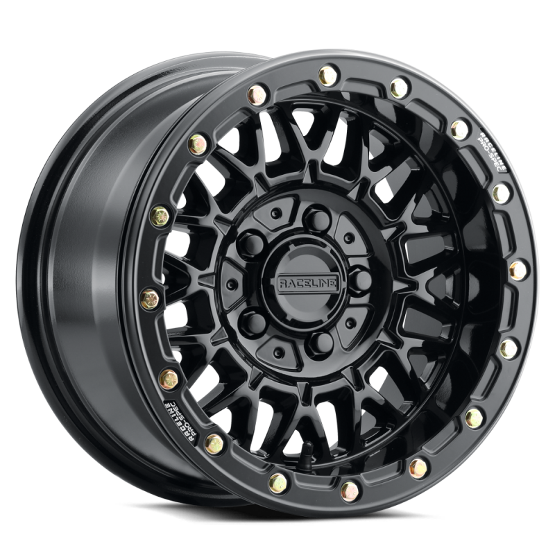 Raceline A15 Omega 15x7in / 4x156 BP / 38mm Offset / 132.5mm Bore - Gloss Black