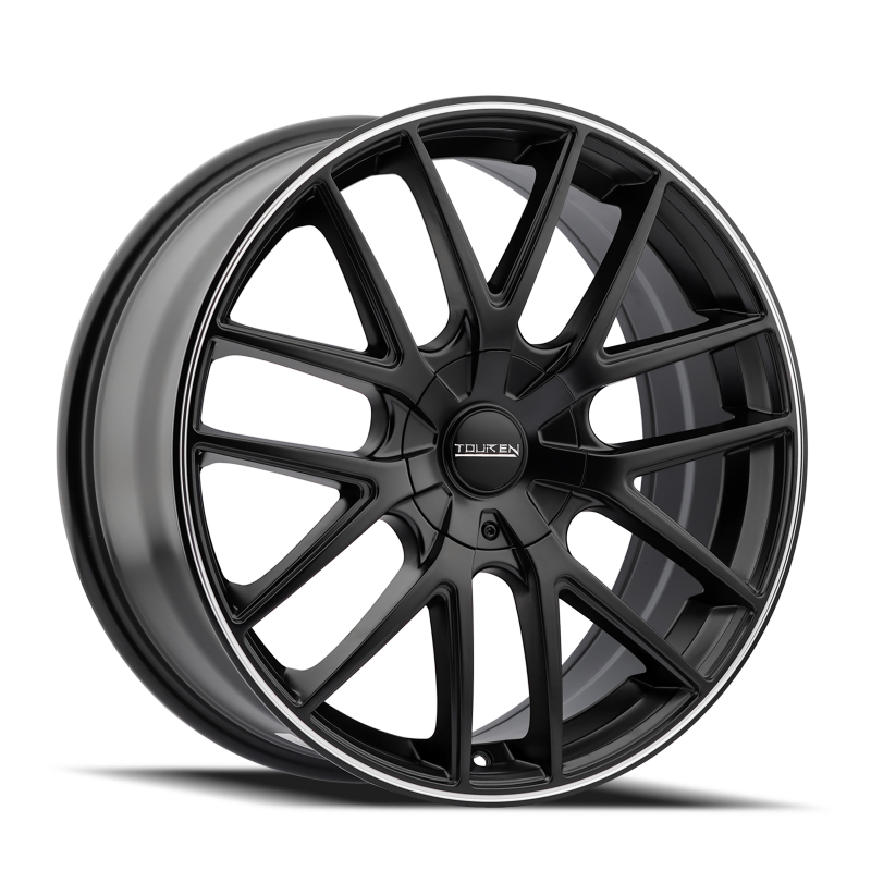 Touren 3260 TR60 18x8 / 5x108/114.3 BP / 40mm Offset / 72.62mm Hub Matte Black Machined Wheel