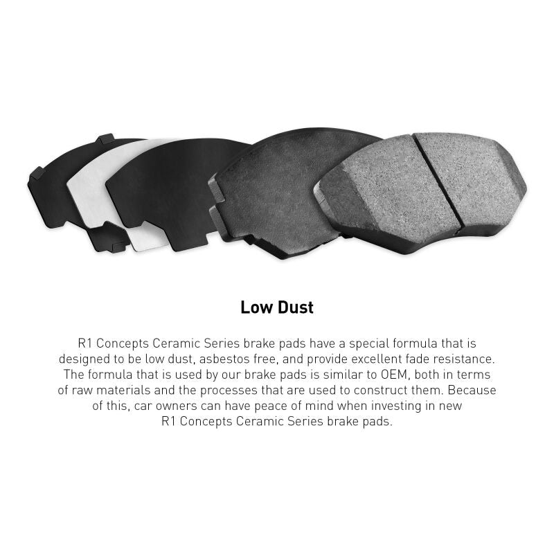R1 16-21 Peugeot 3008 Front Ceramic Brake Pads