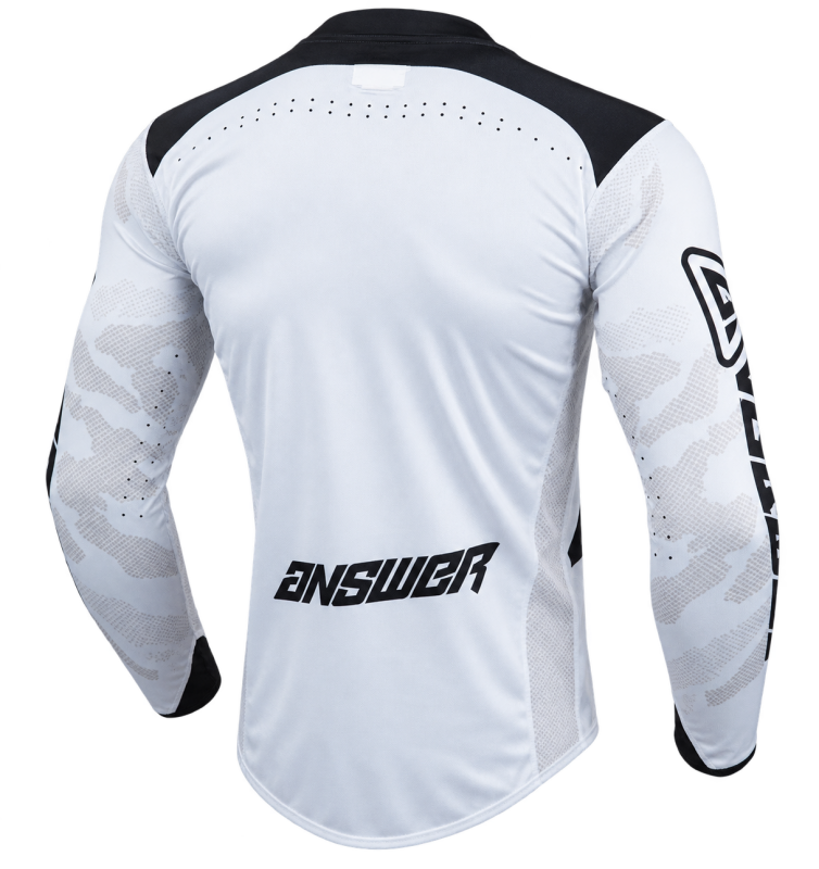 Answer LE Elite Camo Jersey Black/White - Medium
