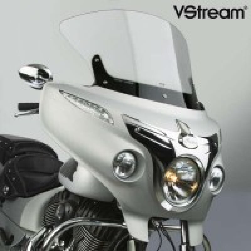 National Cycle 14+ Indian Chieftain/Roadmaster/Chieftain Classic VStream Tall Windshield-Clear