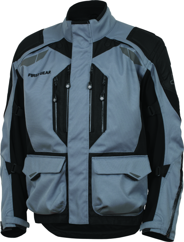 FIRSTGEAR Kathmandu Jacket 2.0 Grey/Black Tall - Large
