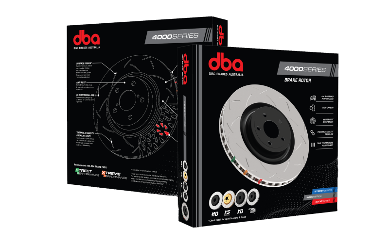 DBA 90-01 Acura Integra Rear 4000 Series Drilled & Slotted Rotors