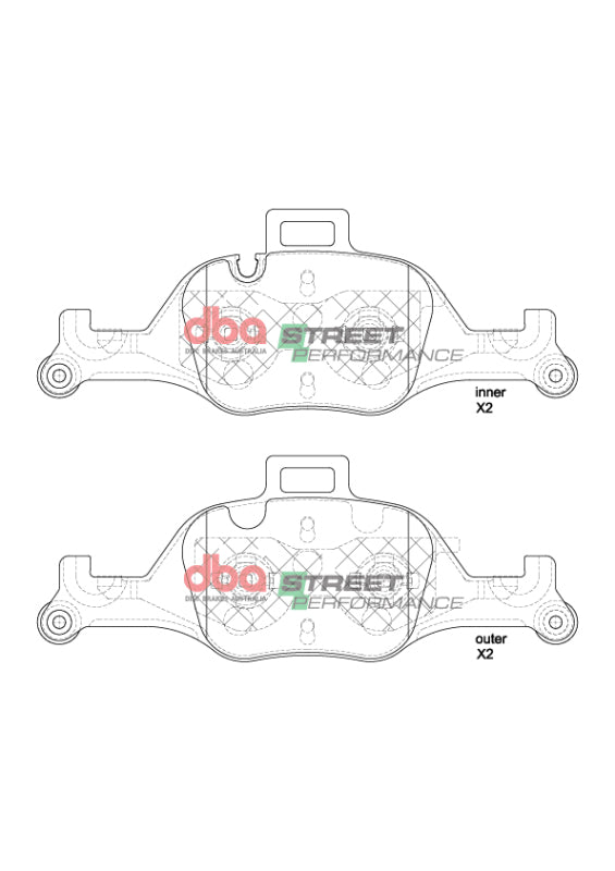 DBA 20-22 BMW 330i (G20/G22/G23/G30) SP Performance Front Brake Pads