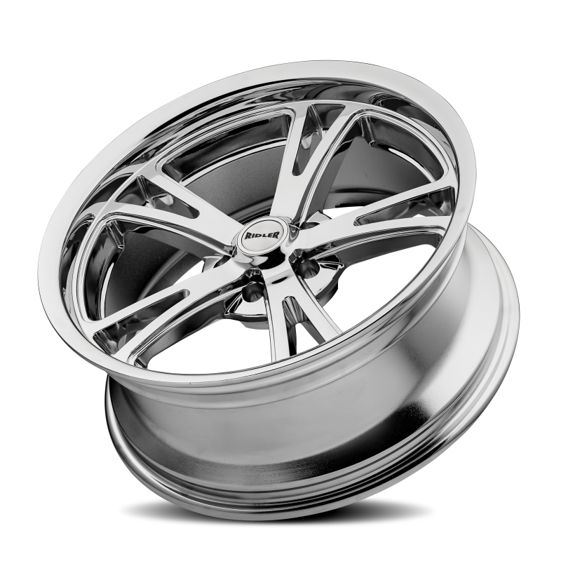 Ridler 606 18x9.5 / 5x127 BP / 0mm Offset / 83.82mm Hub Chrome Wheel