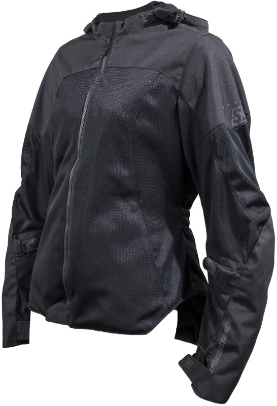 Speed and Strength Starstruck Mesh Jacket Black Womens - XS