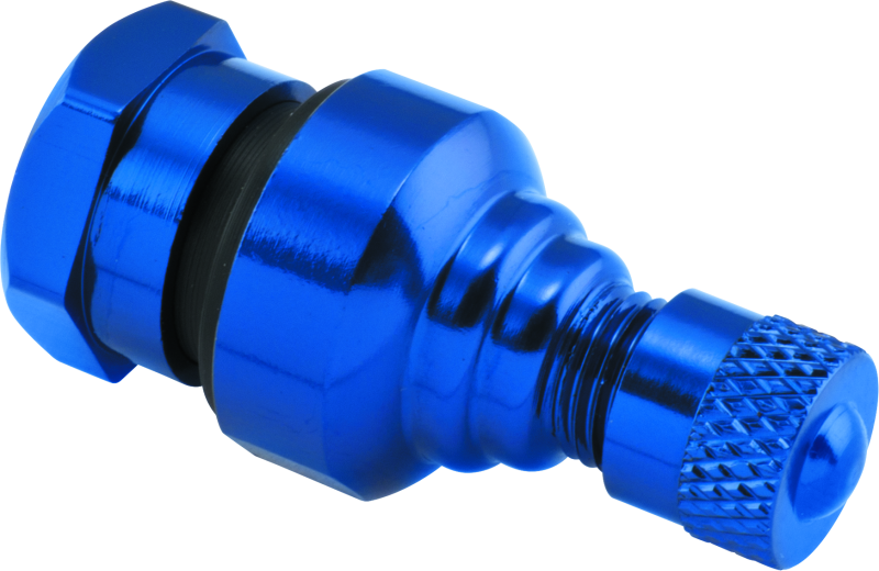 BikeMaster Valve Stem Aluminum 11.3mm Pair Blue