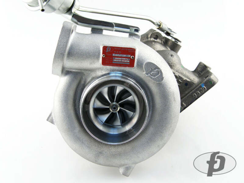 Forced Performance Mitsubishi Evo 9 Red XR57SR Turbo Ball Bearing Black Housing w/o WG (D/S Only)