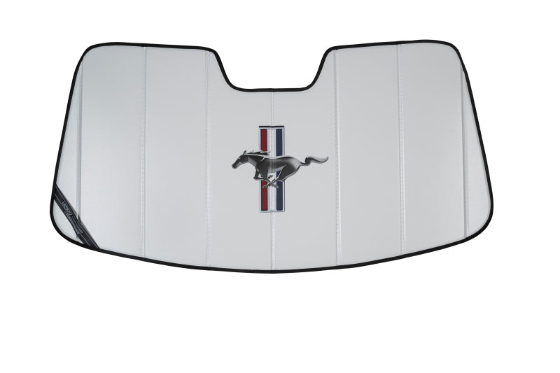 Covercraft UVS100 Premier Series Custom Sunscreen with Ford Mustang Tri-Bar logo