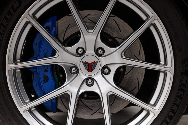 DBA 07-12 Audi R8 4.2L/5.2L 5000 Series Slotted & Drilled Rear Rotor w/Clear Anodized Hat