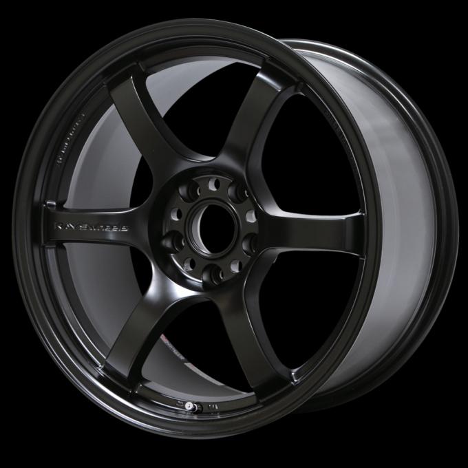 Gram Lights 57DR 15x8.0 +28 4x100 Semi Gloss Black Wheel