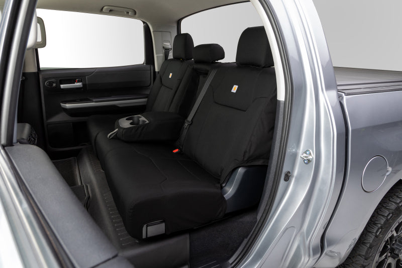 Covercraft 93-98 Ford Econoline Carhartt Super Dux PrecisionFit Custom Front Row Seat Covers - Black