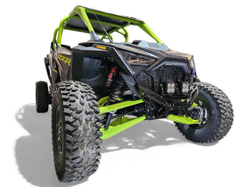 Elektric Offroad 2022-2025 Polaris Rzr Pro R/ Pro S/Turbo R Billet Front Winch Bumper Anodized Black