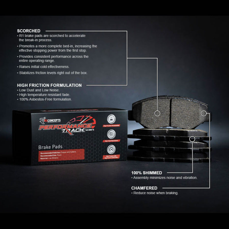 R1 03-09 Volvo XC90 Front Track/Street Brake Pads