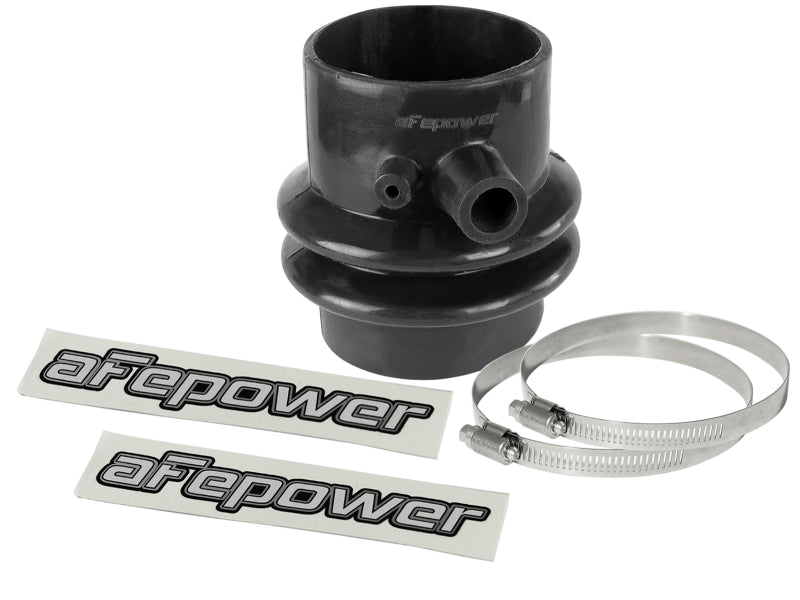 aFe Magnum FORCE Intake Coupling Kit (3-1/4 IN ID x 4-1/2 IN L) Straight Bellow-Coupler - Black