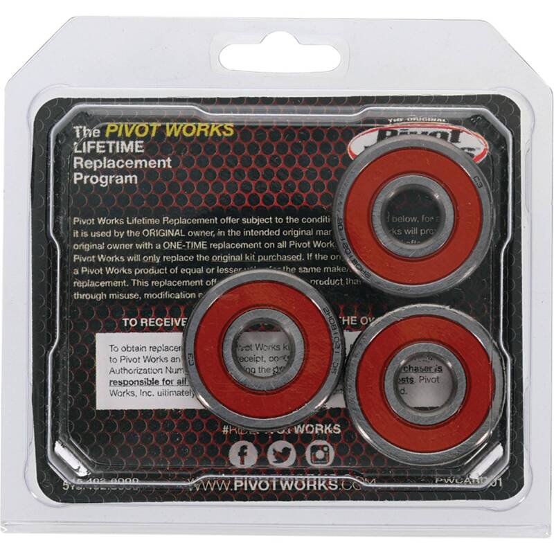Pivot Works Suzuki Wheel Bearing Kit Premium Bearings