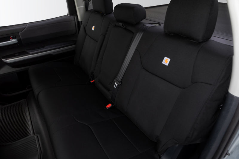 Covercraft 19-20 Ford F150 Carhartt Super Dux PrecisionFit Custom Second Row Seat Covers - Black