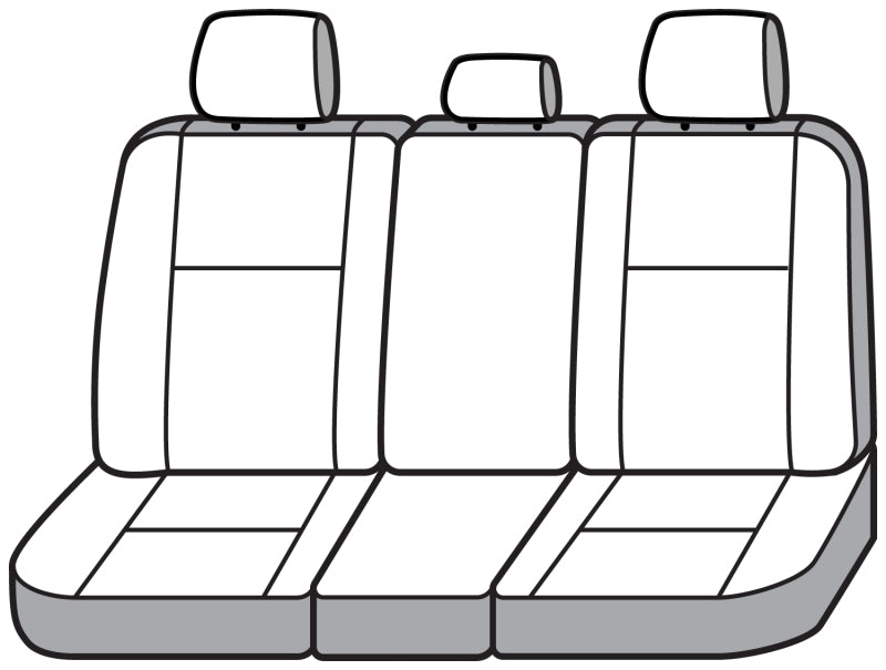 Covercraft 19-20 Ford F-150 Polycotton SeatSaver Custom Front Row Seat Covers - Grey