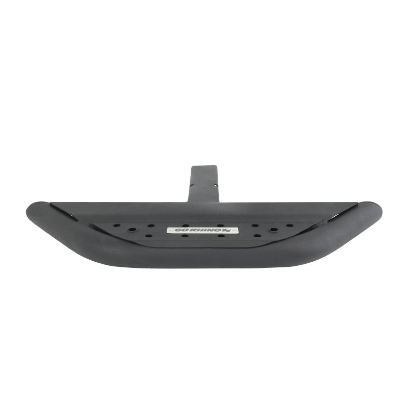 Go Rhino Dominator Xtreme Hitch Step (2in Receivers) - 18in Long - Tex. Blk