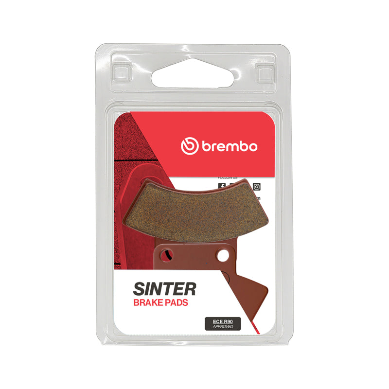 Brembo OE 89-93 Polaris Big Boss 4x6, 6x6 Middle Axle Brake 250cc Sinter Brake Pad - Front
