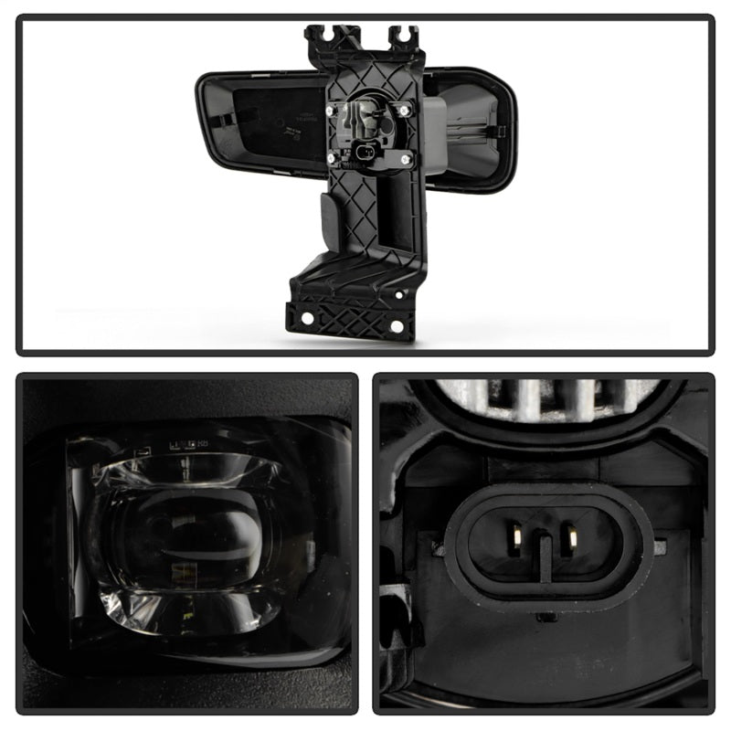 Spyder 23-25 Ford F250/F350/F450/F550 SD OEM LED Fog Lights w/Switch - Clear (FL-FS2023-C)