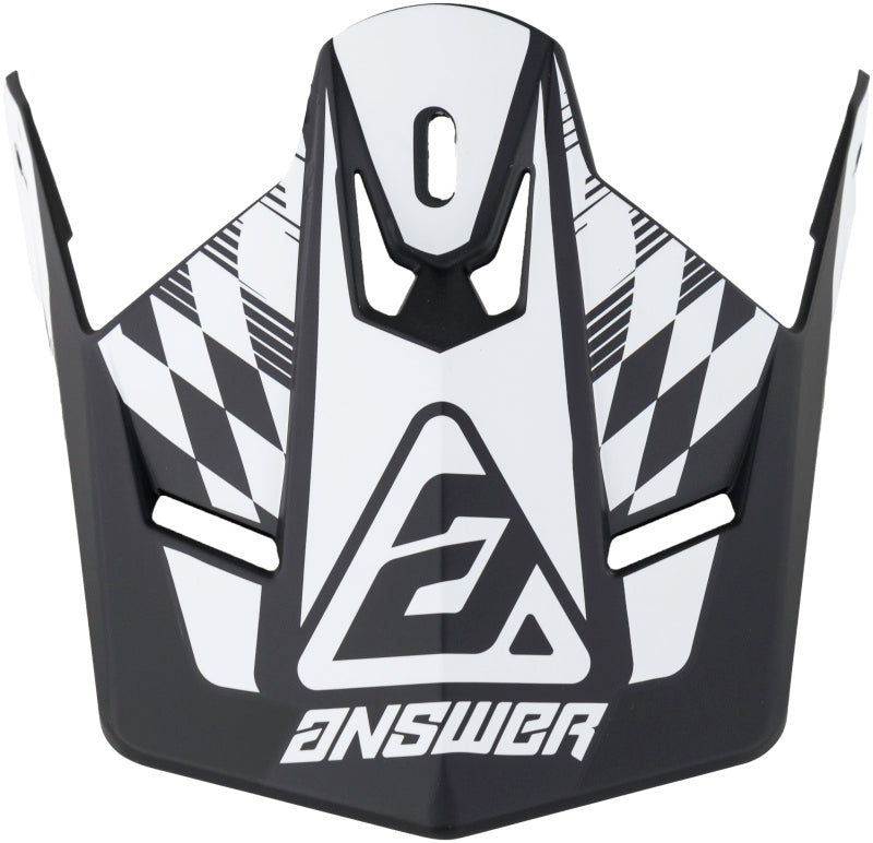 Answer AR1 Sweep Visor Black/White Youth