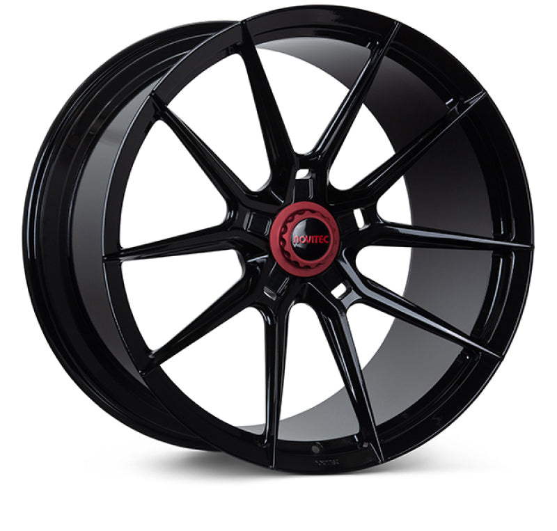 Vossen x Novitec NF10 21x12 ET:47 Gloss Black Ferrari 458 Rear Wheel