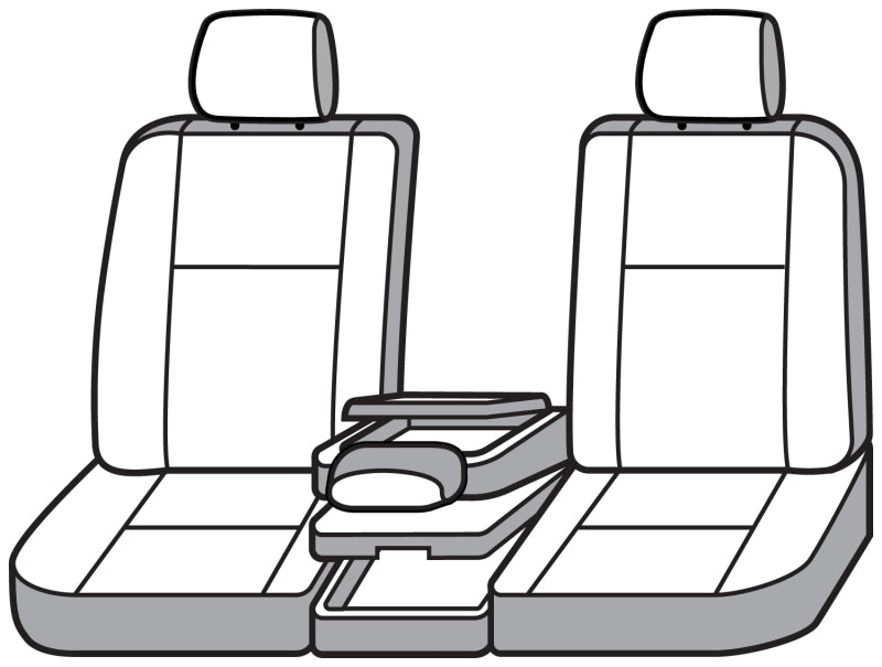 Covercraft 11-16 Ford F250 F350 Carhartt Super Dux SeatSaver Front Row Custom Seat Cover - Gravel