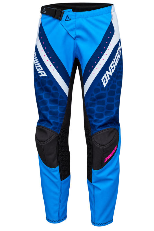 Answer Syncron Raceday Pants Dark Blue/Cyan/Grey/Purple Size - 28