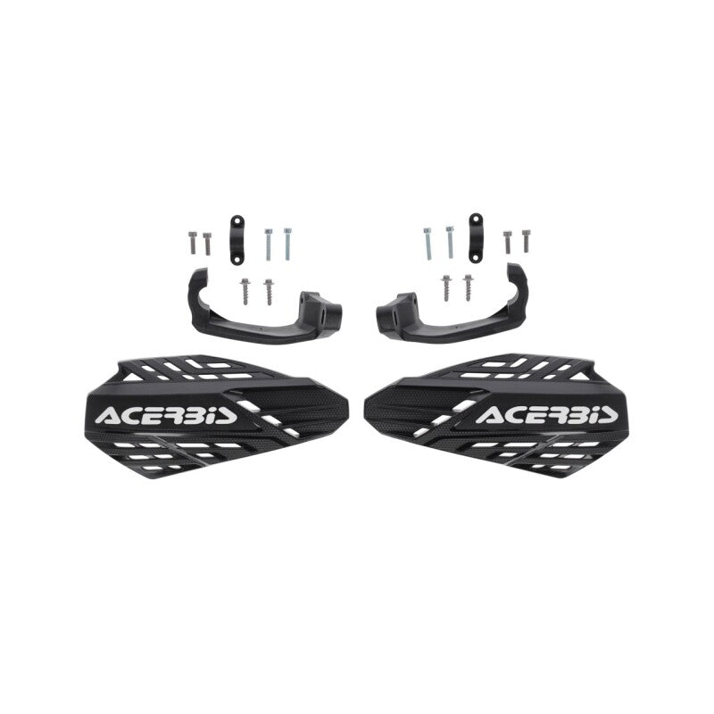 Acerbis Linear Vented Handguard - Black/White