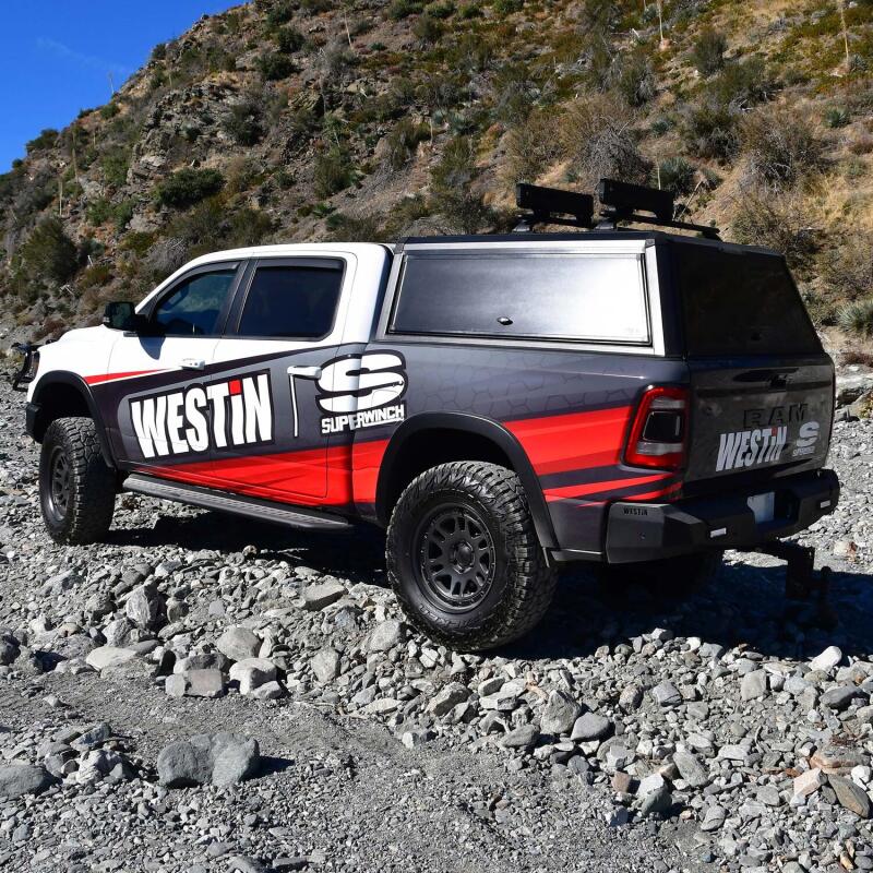 Westin EXP Truck Cap COMPLETE KIT A + BS (19-25 RAM 1500 5.7ft. Bed Excl. Classic) - Black