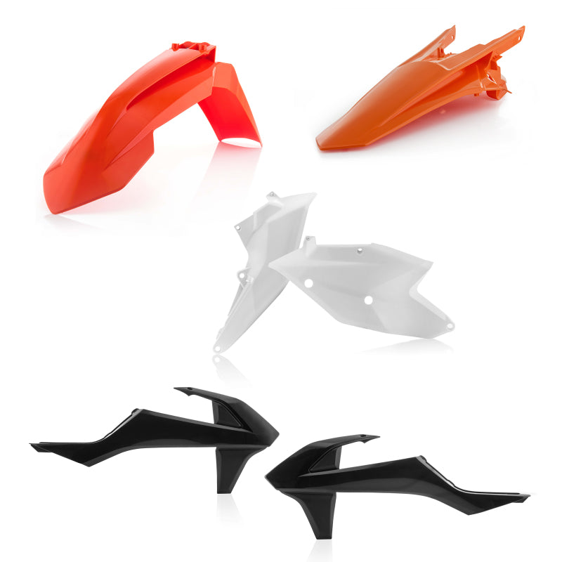 Acerbis 17-19 KTM XC-W150/250/300/ EXC-F250/350/450/500 Plastic Kit - Original 18