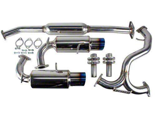 Invidia 08-09 WRX Sedan 76mm (101mm tip) REGULAR Titanium Tip Cat-back Exhaust
