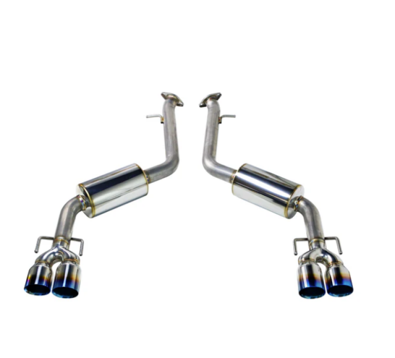 REMARK 17-20 Lexus IS200/300/350 Axleback Exhaust - SS Double Wall Burnt Tip (Muffler Version)