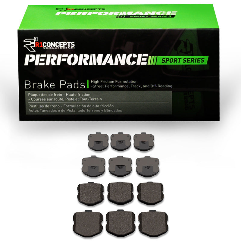 R1 06-13 Chevrolet Corvette Front Performance Sport Brake Pads