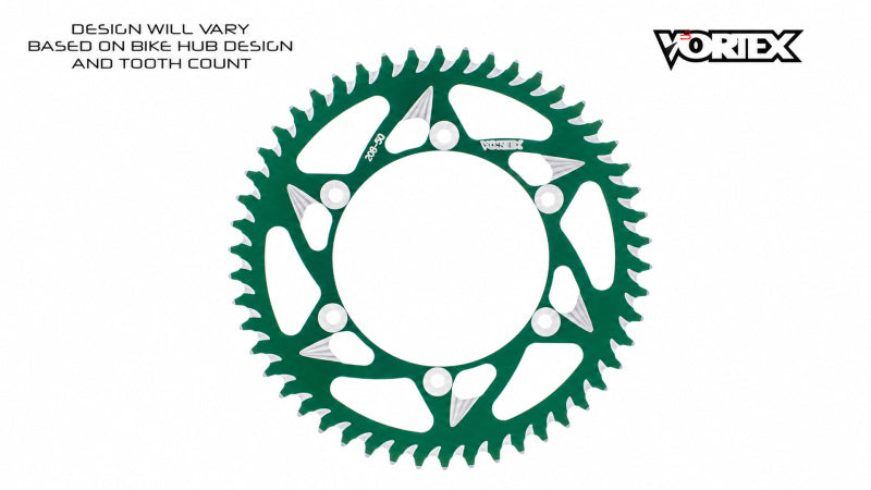 Vortex Racing 40 Tooth 520 Rear Sprocket - Green